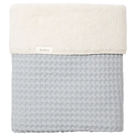 Wiegdeken Koeka Wafel Teddy Oslo Wave Pebble