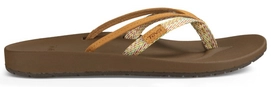 Teva Women Azure 2 Strap Tan Multi