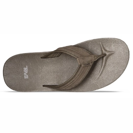 Teva Men Azure Flip Leather Bungee Cord