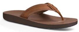 Teva Men Azure Flip Leather Brown