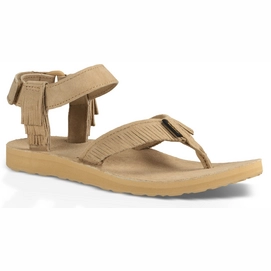 Teva Women Original Sandal Leather Fringe Brown