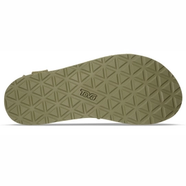 Teva Women Original Sandal Leather Fringe Dark Olive