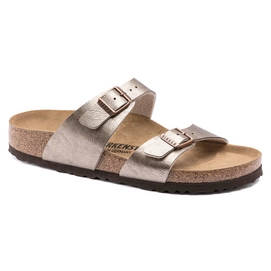 Slipper Birkenstock Women Sydney Birko-Flor Graceful Taupe Regular