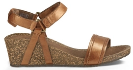Teva Women Ysidro Stitch Wedge   Metallic Bronze