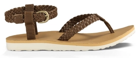 Teva Women Original Sandal Leather Braid Bison