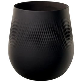 Vaas Villeroy & Boch Manufacture Collier Noir Carre Groot