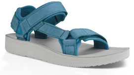 Teva Women Original Universal Premier Leather Ceramic Blue