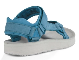 Teva Women Original Universal Premier Leather Ceramic Blue