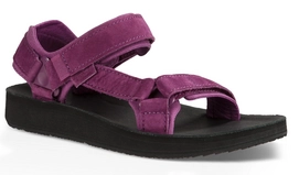 Teva Women Original Universal Premier Leather Dark Purple