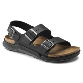 Sandaal Birkenstock Men Milano Oiled Leather Artic OId Black Regular