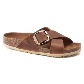 Slipper Birkenstock Women Siena Big Buckle FL Cognac Regular