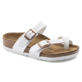 Slipper Birkenstock Kids Mayari Birko-Flor White Narrow