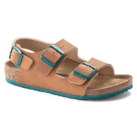 Sandaal Birkenstock Kids Milano Birko-Flor Desert Soil Ginger Brown Narrow