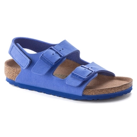 Sandaal Birkenstock Kids Milano Vegan Birko-Flor Nubuck Ultra Blue Narrow