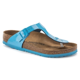 Slipper Birkenstock Women Gizeh BF Patent Sky Blue Regular