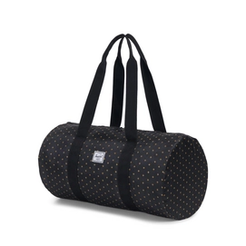 Reistas Herschel Supply Co. Packables Duffle Black Gridlock Gold