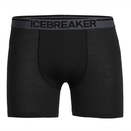 Underwear Icebreaker Men Anatomica Boxers Black