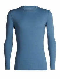 Funktionsunterhemd Icebreaker Anatomica LS Crewe Granite Blue Herren