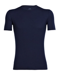 Funktionsunterhemd Icebreaker Anatomica SS Crewe Midnight Navy Herren