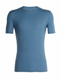 Funktionsunterhemd Icebreaker Anatomica SS Crewe Granite Blue Herren