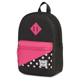 Rugzak Herschel Supply Co. Heritage Kids Black Polka Dot Fandango Pink