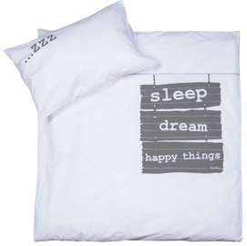 Dekbedovertrek Be Happy Koeka White