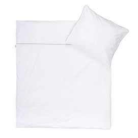 Dekbedovertrek Koeka Queens White Coral Pink