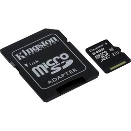 Kingston MicroSDXC 64GB Class 10/UHS-I