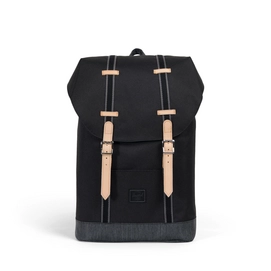 Rugzak Herschel Supply Co. Offset Retreat Mid-Volume Black Black Denim