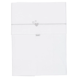 Ledikantlaken Koeka Lots Of Love White Silver