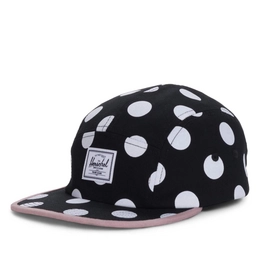 Pet Herschel Supply Co. Headwear Glendale Black White polka Dot Ash Rose
