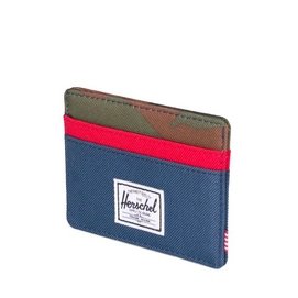 Portemonnee Herschel Supply Co. Charlie Navy Red Woodland Camo