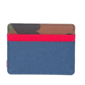 Portemonnee Herschel Supply Co. Charlie Navy Red Woodland Camo