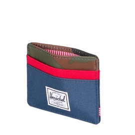 Portemonnee Herschel Supply Co. Charlie Navy Red Woodland Camo