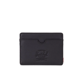 Portemonnee Herschel Supply Co. Charlie Leather Black Pebbled