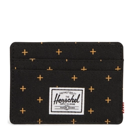 Portemonnee Herschel Supply Co. Charlie Black Gridlock Gold