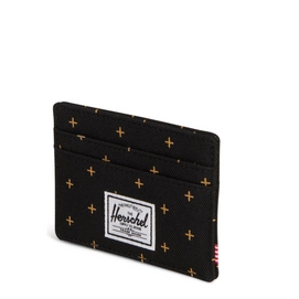 Portemonnee Herschel Supply Co. Charlie Black Gridlock Gold