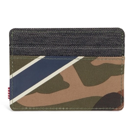 Portemonnee Herschel Supply Co. Offset Charlie Woodland Camo Silver Green