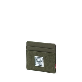 Portemonnee Herschel Supply Co. Charlie Olive Night Crosshatch/Olive Night