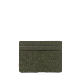 Portemonnee Herschel Supply Co. Charlie Olive Night Crosshatch/Olive Night