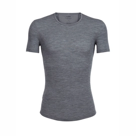 Ondershirt Icebreaker Men Anatomica Rib SS Crewe Gritstone Heather