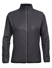 Jas Icebreaker Womens Rush Windbreaker Black Embossed