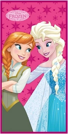 Strandlaken Disney Frozen Elsa Anna Pink Multi