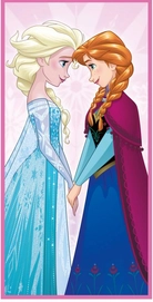 Strandlaken Disney Frozen Sweet Sisters Pink
