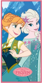 Strandlaken Disney Frozen Sisters Blue