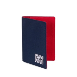 Paspoort Etui Herschel Supply Co. Raynor Navy Red