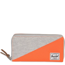 Portemonnee Herschel Supply Co. Thomas Light Grey Vermillion Orange