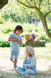 Pyjama Koeka Moonlight Ink Blue Korte Mouw