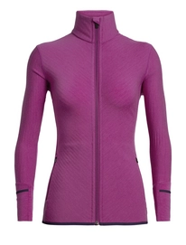 Gilet Icebreaker Women Descender LS Zip Amore