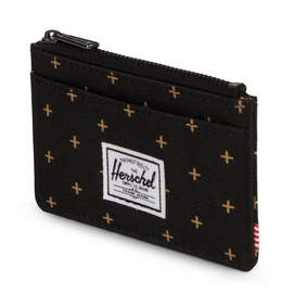 Portemonnee Herschel Supply Co. Oscar Black Gridlock Gold